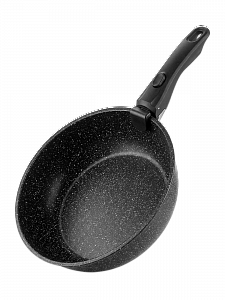 Сковорода с крышкой и съёмной ручкой 20 см Огонек OG-HOG14A